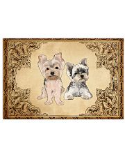 YORKIE BATH MAT-DOORMAT-POSTER-CANVAS Horizontal Poster tile