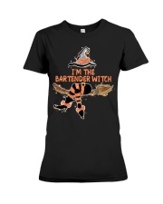 BARTENDER HALLOWEEN Premium Fit Ladies Tee tile