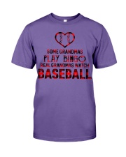 REAL GRANDMAS WATCH BASEBALL Premium Fit Mens Tee tile