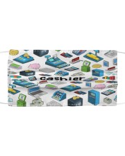 CASHIER TOTE BAG-ACCESSORY POUCH-PILLOW Mask tile