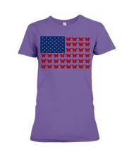 BUTTERFLY FLAG Premium Fit Ladies Tee tile