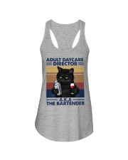 ADULT DAYCARE DIRECTOR A K A THE BARTENDER Ladies Flowy Tank tile