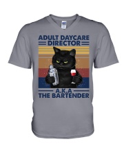 ADULT DAYCARE DIRECTOR A K A THE BARTENDER V-Neck T-Shirt tile
