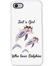 JUST A GIRL WHO LOVES DOLPHINS Phone Case tile