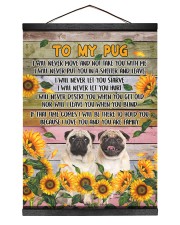 PUG - TO MY PUG CANVAS Hanging Canvas tile