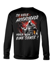 SO VIELE ARSCHLOCHER ABER NUR EINE SENSE Crewneck Sweatshirt tile
