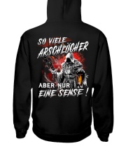 SO VIELE ARSCHLOCHER ABER NUR EINE SENSE Hooded Sweatshirt tile