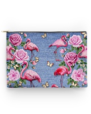 FLAMINGOES AND FLOWER BAG Accessory Pouch tile