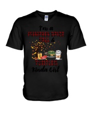 TURTLE KINDA GIRL V-Neck T-Shirt tile