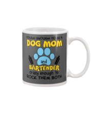 TOUGH ENOUGH TO BE A DOG MOM Mug tile