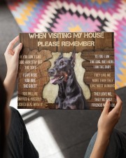 DOBERMAN CANVAS 14x11 Gallery Wrapped Canvas Prints aos-canvas-pgw-14x11-lifestyle-front-24