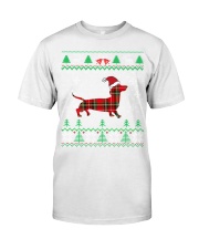DACHSHUND CHRISTMAS Premium Fit Mens Tee tile