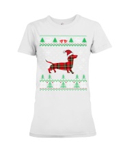 DACHSHUND CHRISTMAS Premium Fit Ladies Tee tile