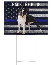 BOSTON TERRIER YARD SIGN TEECHIP 24x18 Yard Sign front