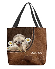 SLOTH BAG-ACCESSORY POUCH-PILLOW All-over Tote front