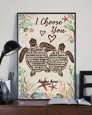 I Choose You Custom turtle poster 11x17 Poster lifestyle-poster-2