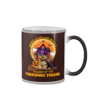 Yorkshire Terrier halloween tshirt Color Changing Mug tile