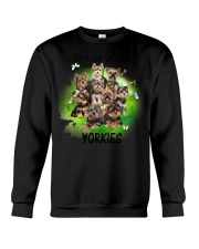 YORKSHIRE TERRIER JUST A GIRL Crewneck Sweatshirt tile