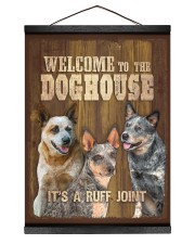 HEELER - WELCOME TO THE DOG HOUSE Hanging Canvas tile