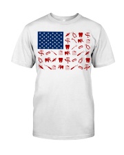 DENTAL USA FLAG Premium Fit Mens Tee tile