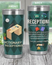 RECEPTIONIST DICTIONARY TUMBLER 20oz Tumbler aos-20oz-tumbler-lifestyle-front-59