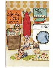 LAUNDRY YORKIE POSTER 11x17 Poster front