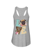 LOVE PUG Ladies Flowy Tank tile