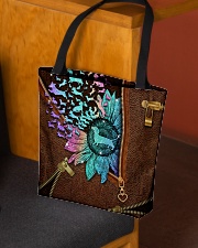 DACHSHUND AND FLOWER BAG All-over Tote aos-all-over-tote-lifestyle-front-02