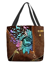 DACHSHUND AND FLOWER BAG All-over Tote front