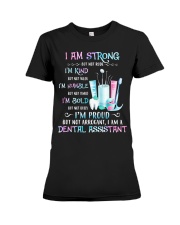 DENTAL ASSISTANT STRONG Premium Fit Ladies Tee tile