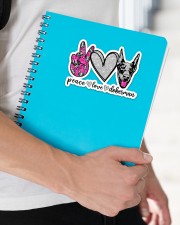 PEACE LOVE DOBERMAN STICKER Sticker - Single (Horizontal) aos-sticker-single-horizontal-lifestyle-front-22