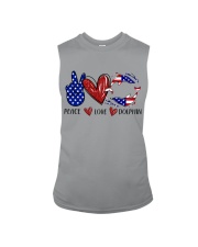 PEACE LOVE DOLPHIN Sleeveless Tee tile