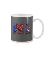 PEACE LOVE DOLPHIN Mug tile