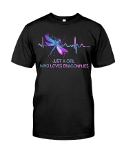 JUST A GIRL WHO LOVES DRAGONFLIES Classic T-Shirt tile