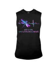 JUST A GIRL WHO LOVES DRAGONFLIES Sleeveless Tee tile