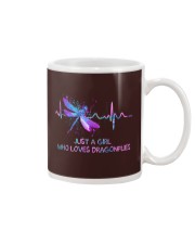 JUST A GIRL WHO LOVES DRAGONFLIES Mug tile