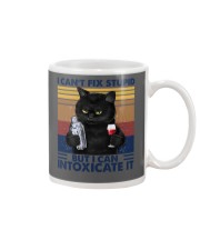 I CANT FIX STUPID BUT I CAN INTOXICATE IT Mug tile