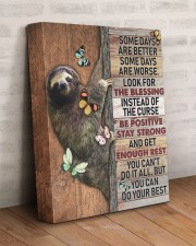 SLOTH - CANVAS YOU CAN DO YOUR BEST 11x14 Gallery Wrapped Canvas Prints aos-canvas-pgw-11x14-lifestyle-front-07
