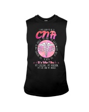 I WAS BORN TO BE A CNA Sleeveless Tee tile