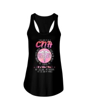 I WAS BORN TO BE A CNA Ladies Flowy Tank tile