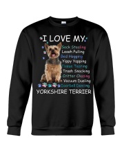I LOVE MY YORKSHIRE TERRIER Crewneck Sweatshirt tile