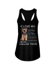 I LOVE MY YORKSHIRE TERRIER Ladies Flowy Tank tile