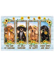 DACHSHUND YOU ARE MY SUNSHINE POSTER - DOORMAT 17x11 Poster front
