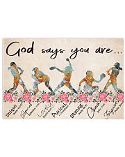 GOD SAYS YOU ARE 17x11 Poster front