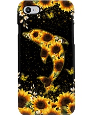 DOLPHIN AND SUNFLOWER PHONE CASE Phone Case i-phone-8-case