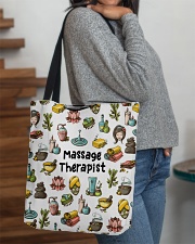 MASSAGE THERAPIST TOTE BAG-ACCESSORY POUCH-PILLOW All-over Tote aos-all-over-tote-lifestyle-front-09