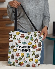 MASSAGE THERAPIST TOTE BAG-ACCESSORY POUCH-PILLOW All-over Tote aos-all-over-tote-lifestyle-front-10