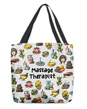 MASSAGE THERAPIST TOTE BAG-ACCESSORY POUCH-PILLOW All-over Tote front