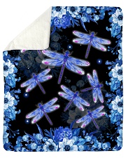 Dragonfly Blanket - Quilt Sherpa Fleece Blanket tile