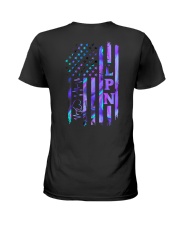 LPN USA FLAG Ladies T-Shirt back